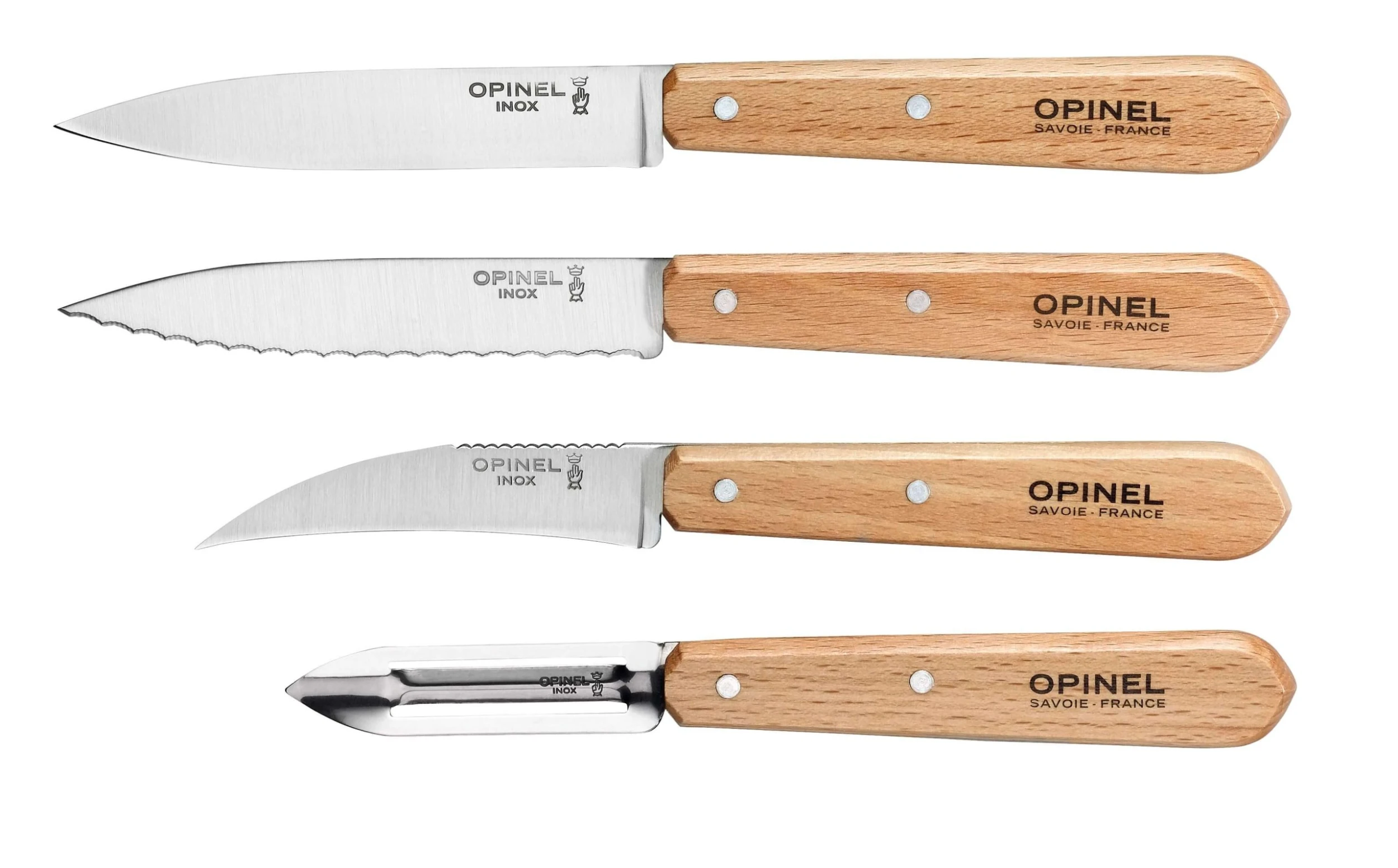 Opinel Les Essentiels Coffret 4 Pièces Bois Naturel 3 Opinel Les Essentiels Coffret 4 Pièces Bois Naturel
