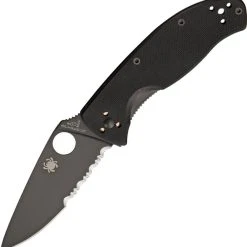 Spyderco Tenacious Black Serrated