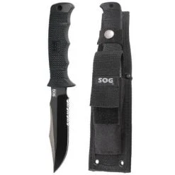 SOG Seal Pup élite Black Serrated étui Nylon