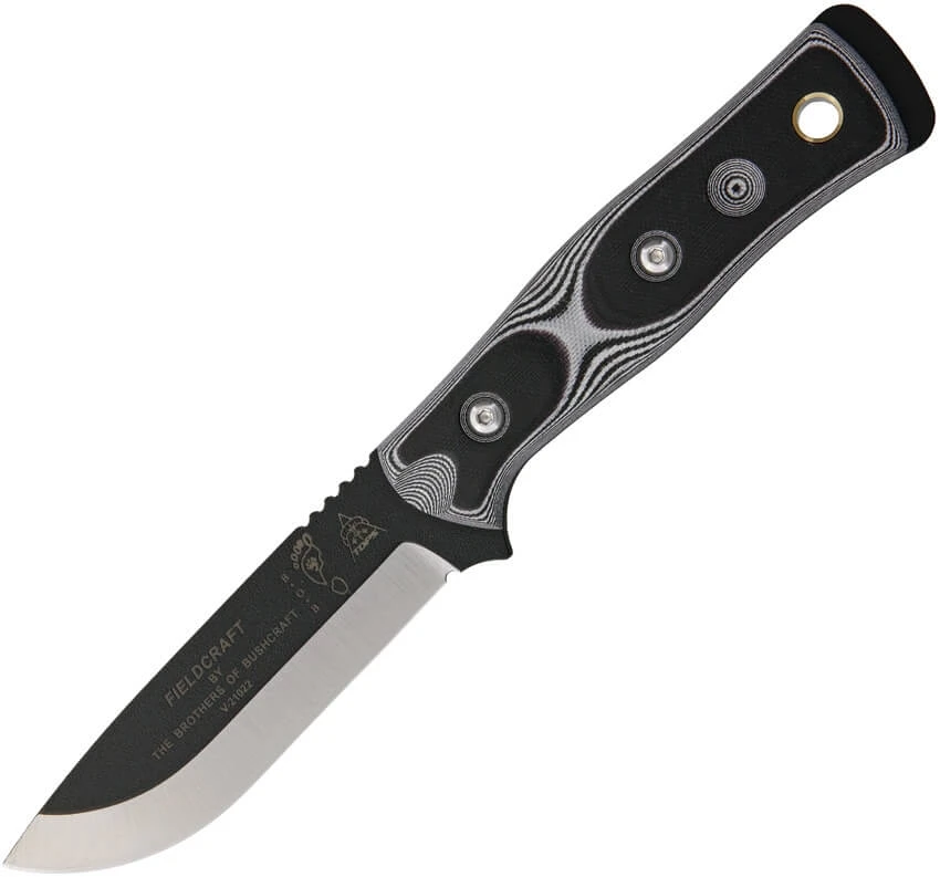 TOPS Knives BOB Hunter Noir/blanc 1095 3 TOPS Knives BOB Hunter Noir/blanc 1095