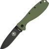 ESEE Zancudo Black GRN Green -Herrero Mathieu shop zancudo grn black d2